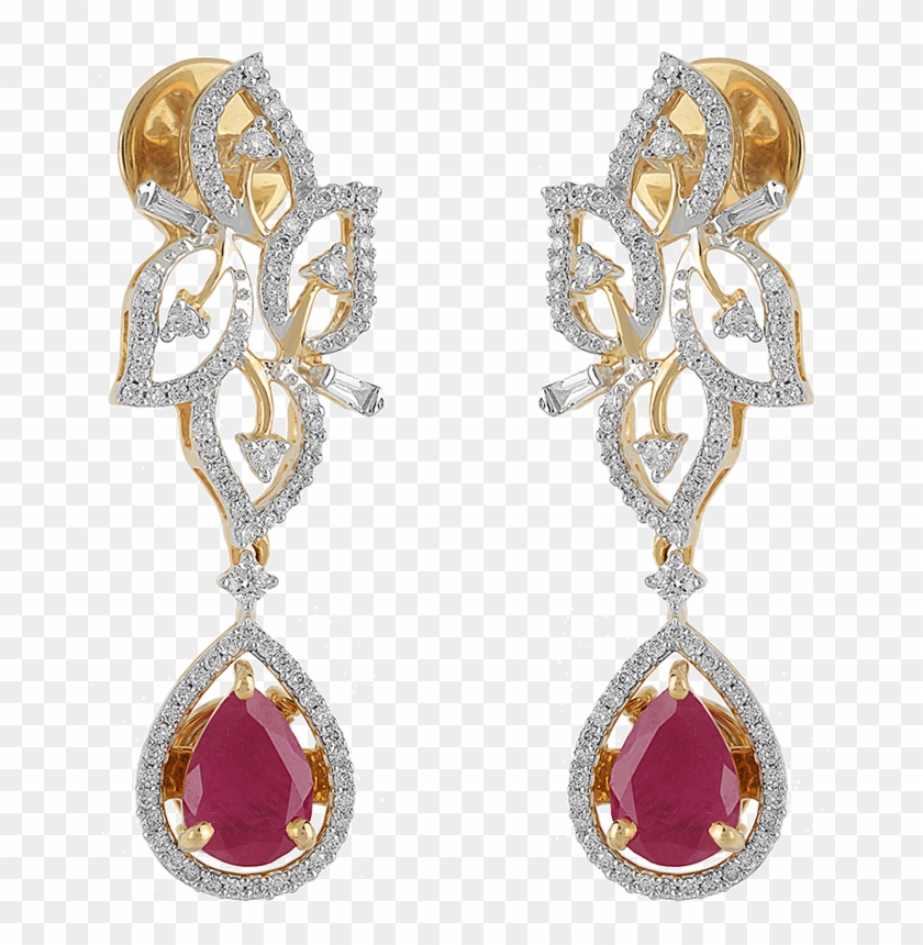 Diamond Earring Png - Earrings Clipart #1776653