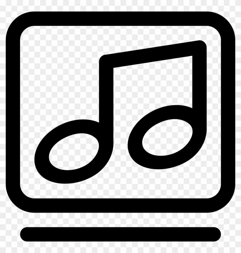Music Rectangular Interface Button Outline Comments - Ask Icon Png Clipart #1777308