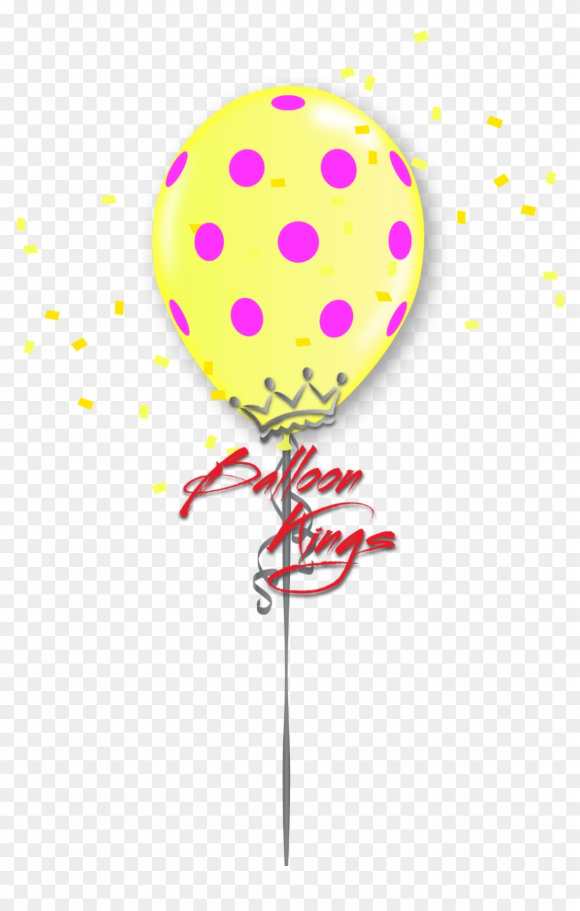 11in Colorful Polka Dots - Illustration Clipart