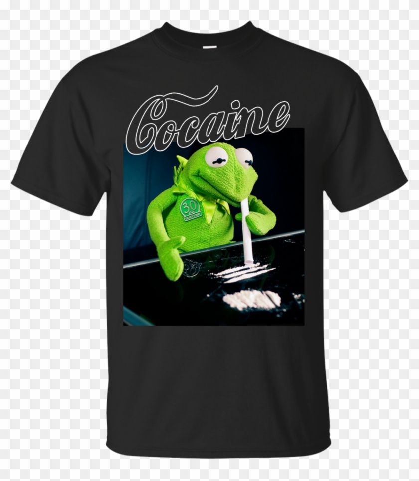 Kermit Cocaine Shirt, Hoodie, Tank Top - Kermit Doing Coke Clipart