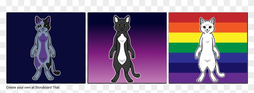 3 Diffrent Cats - Domestic Short-haired Cat Clipart