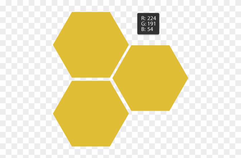 Honeycomb Clipart Bee Cell - Beehive Design - Png Download