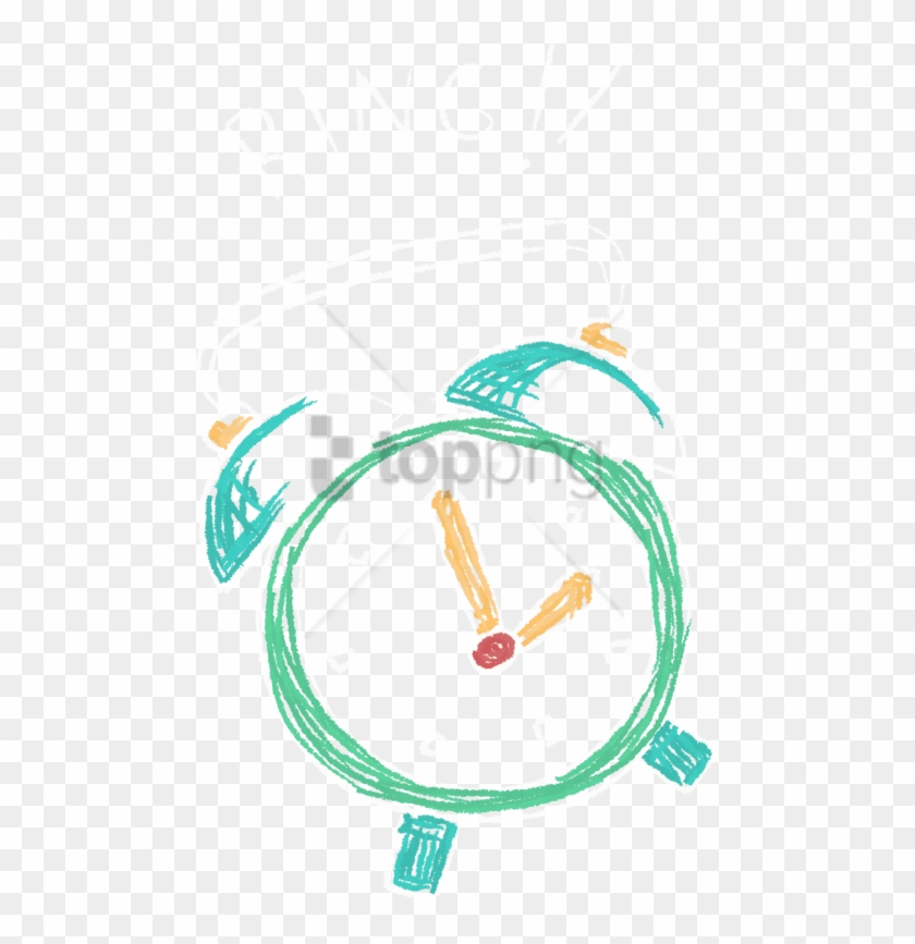 Free Png Clock Chalk Png Image With Transparent Background - Alarm Illustration Png Clipart