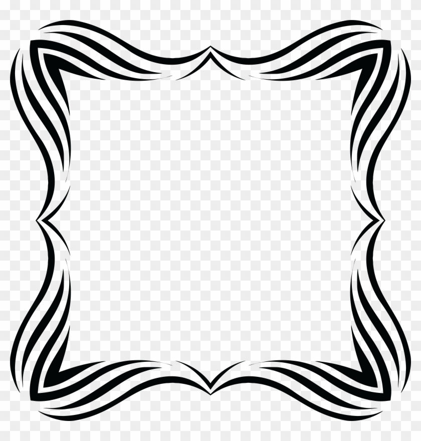 Free Clipart Of A Decorative Border - Square Border Transparent Decorative - Png Download