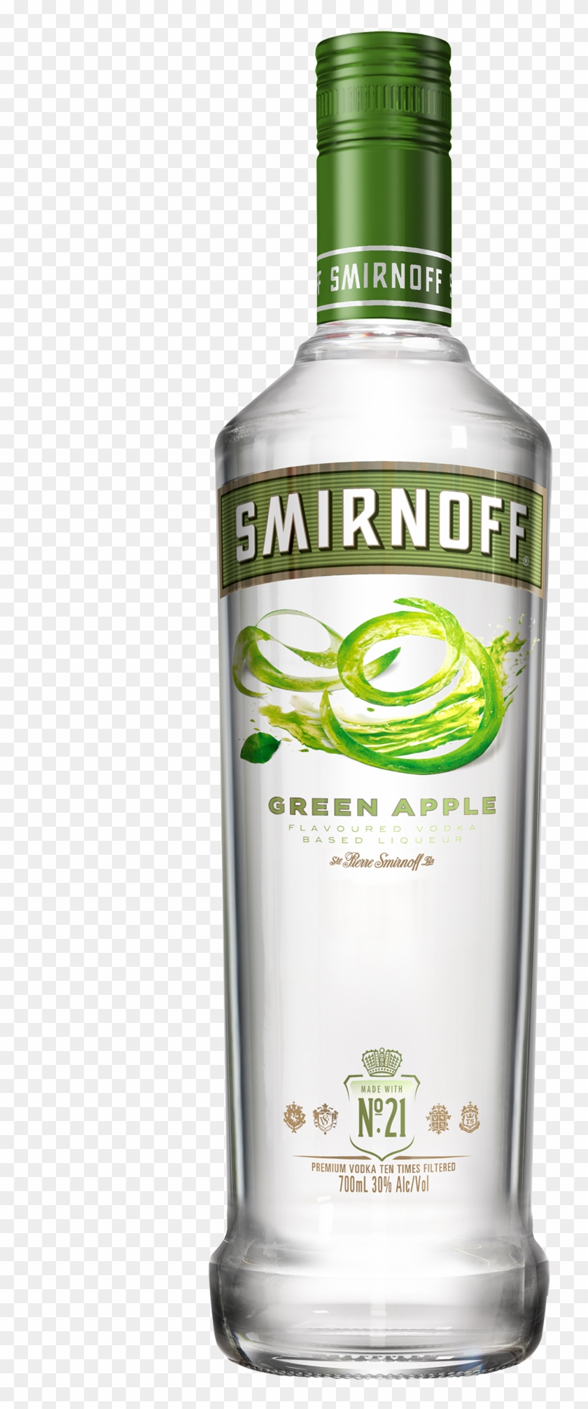 Smirnoff Green Apple Vodka 700ml - Smirnoff Green Apple 0 70 Clipart #1778866