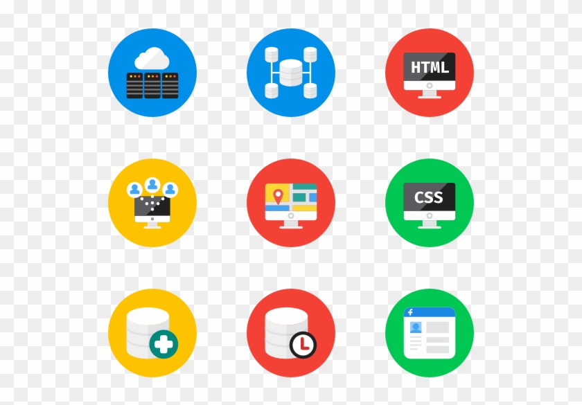 Jpg Transparent Stock Essential Icon Family Color Vector - Code Icons Clipart