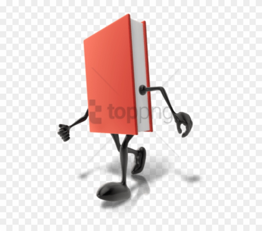 Free Png Download Book With Legs Walking Png Images - Book Walking Clipart #1779100
