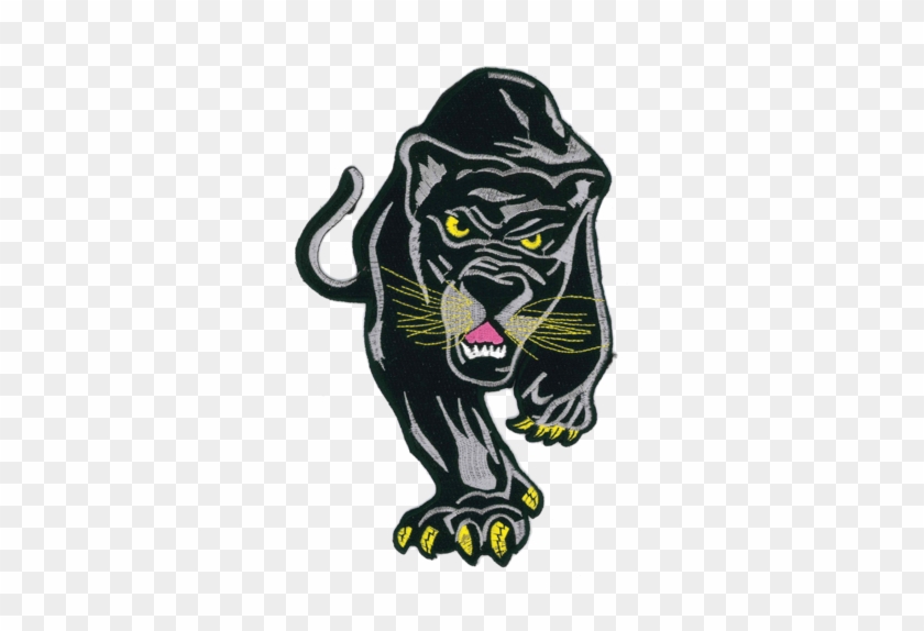 Panther Embroidered Patch Clipart