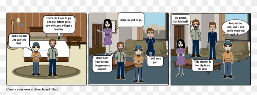 The Blanket - Cartoon Clipart