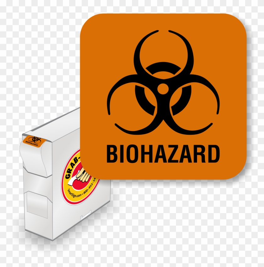 Biohazard Label - Biohazard Symbol Clipart #1780023