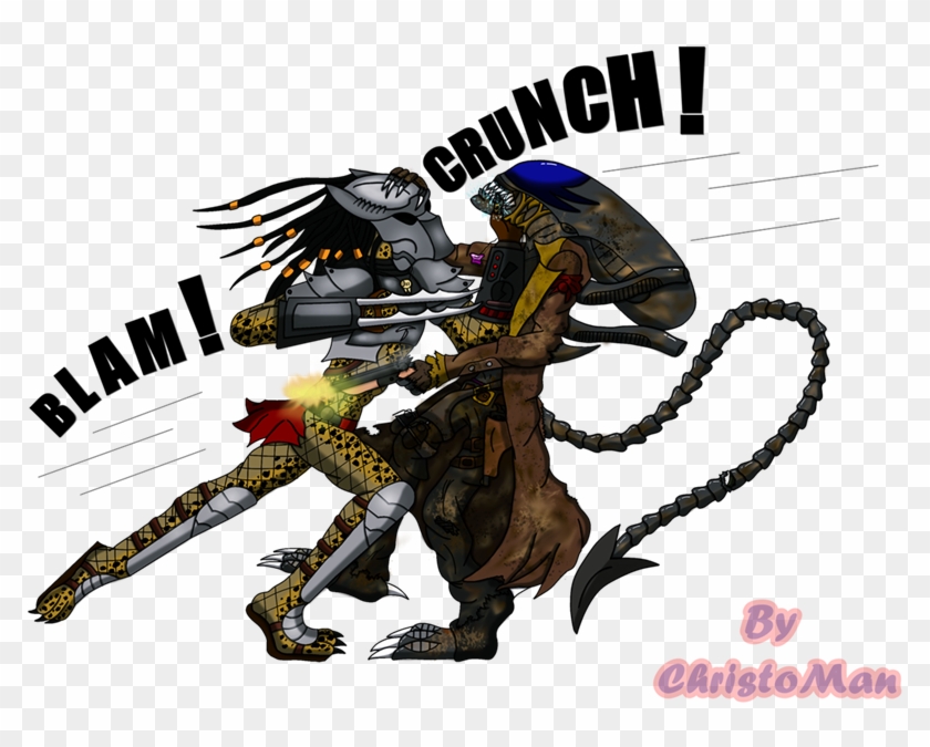 900 X 609 6 - Alien Vs Predator Hard Drawing Clipart #1780279