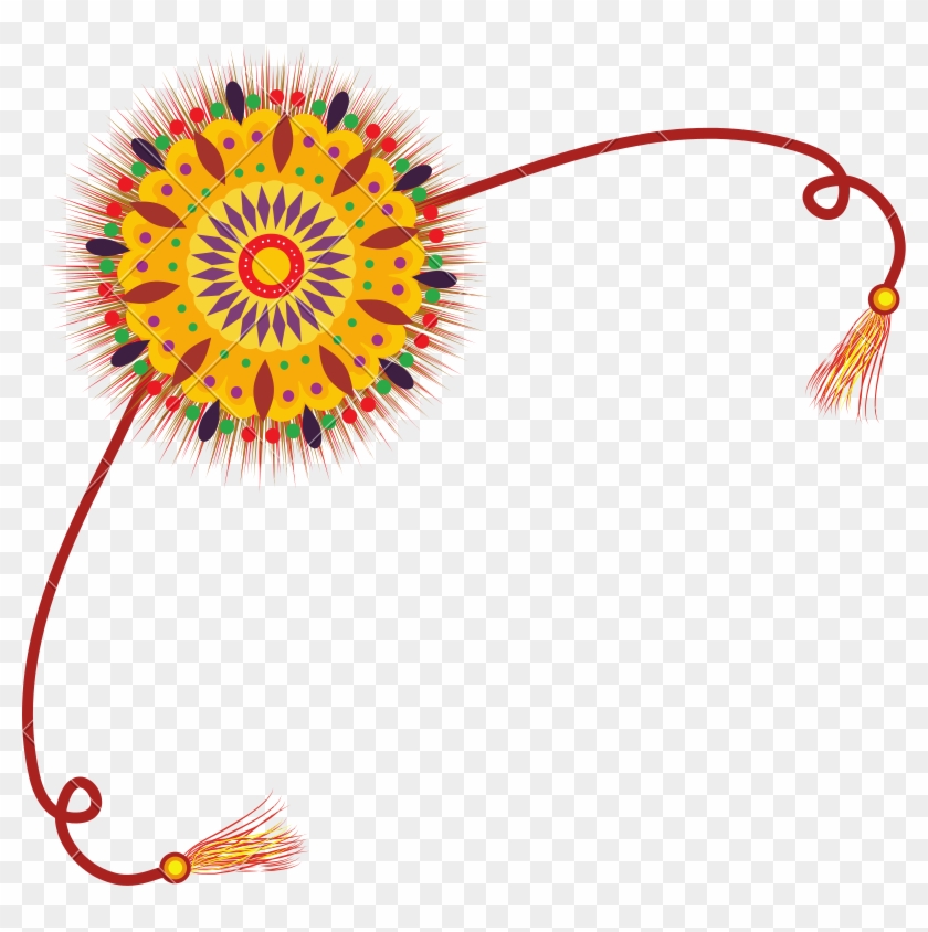 Rakhi Clipart Designer - Raksha Bandhan Clip Art - Png Download