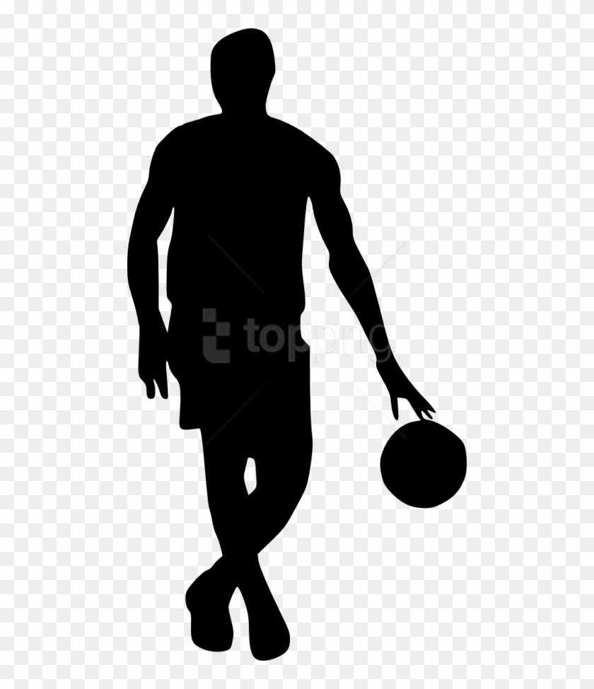 Free Png Basketball Player Silhouette Png Images Transparent - Silhouette Basketball Player Clipart