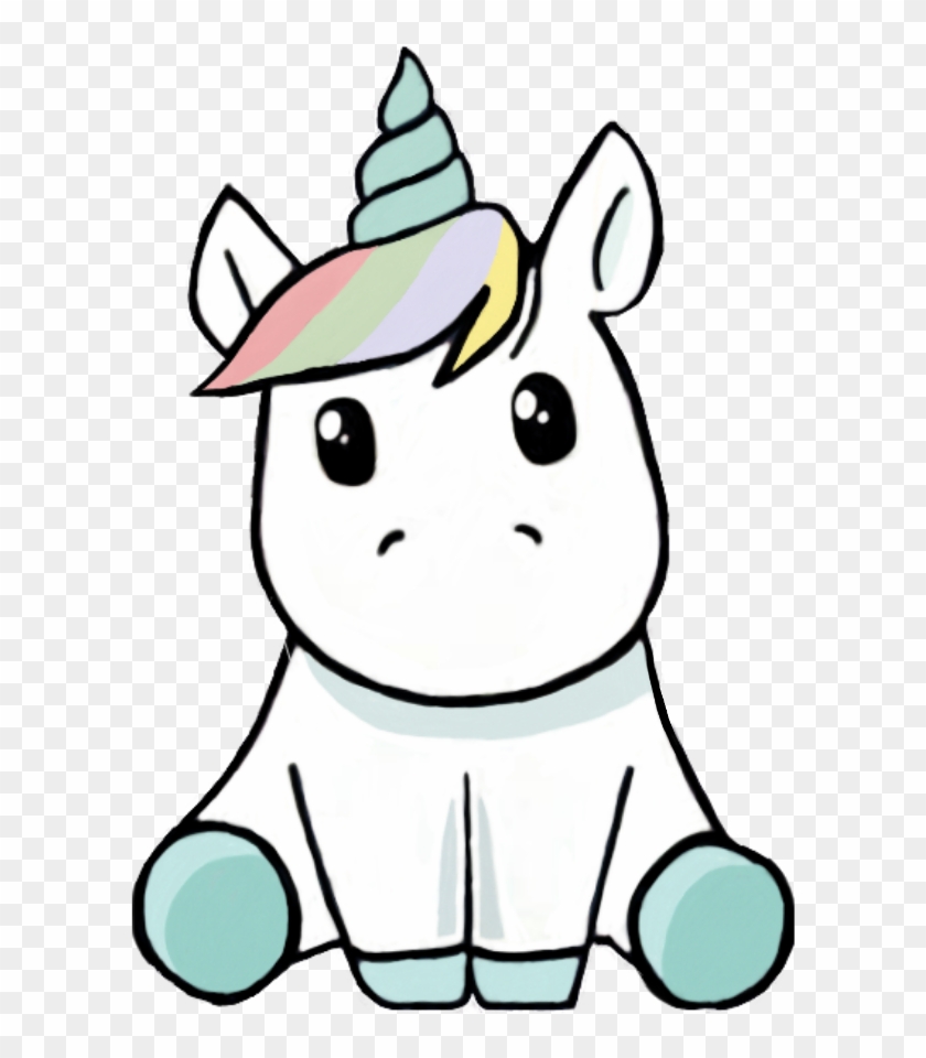 Download Unicorn Sticker - Gambar Unicorn Kartun Png Clipart Png
