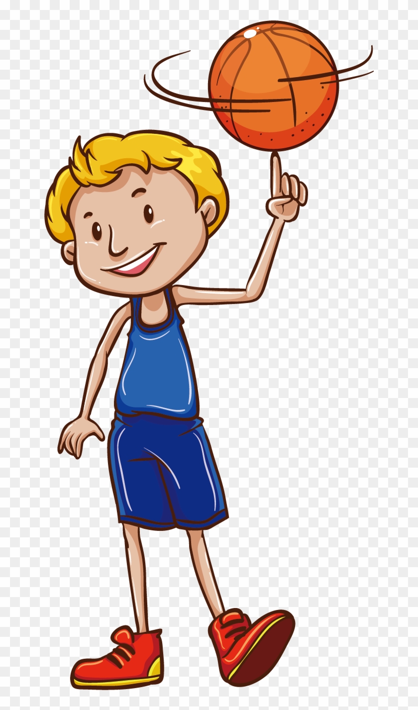 Basketball Stock Photography Clip Art - Cartoon Basketball Player Png Transparent Png #1781455