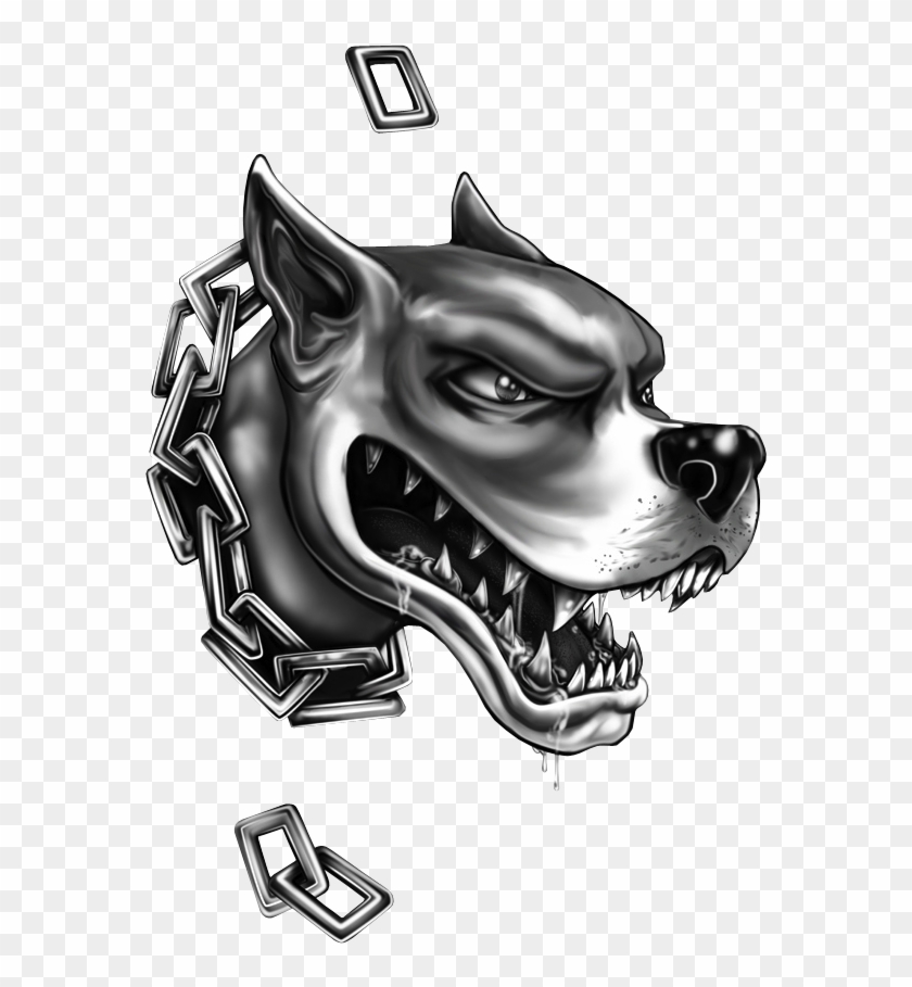 Pitbull Banner Free Library - Mad Dawg Clipart