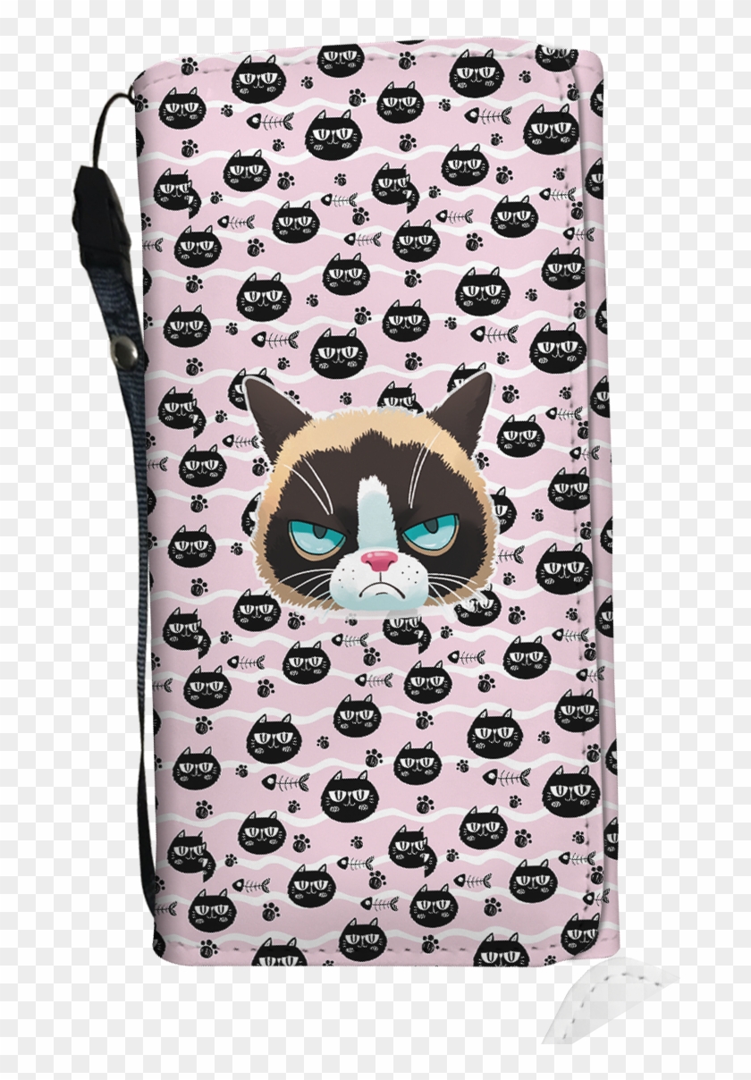 Grumpy Cat Long Wallet - Iphone Clipart #1781606