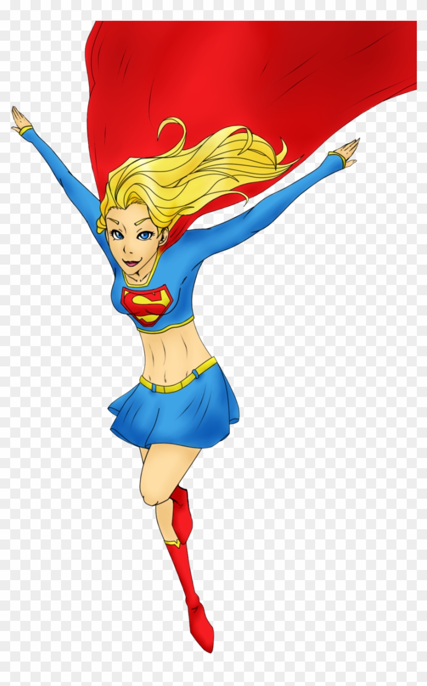 Starfire Superman Beast Boy Supergirl Superhero - Cartoon Clipart #1781745