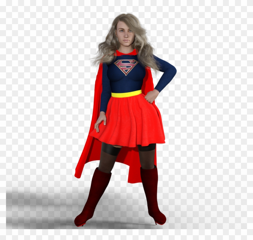 Teste 2 Supergirl - Cosplay Clipart #1781860
