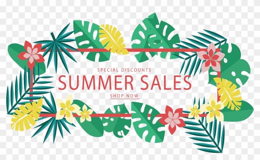 Web Banner Leaves Discount Banners Transprent Png - Christmas Discounts Banner Ad Clipart