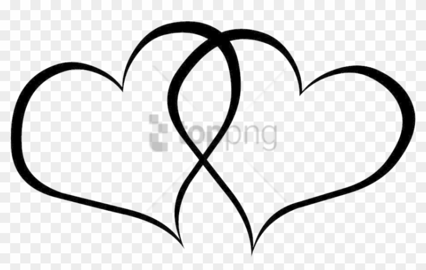 Free Png Fancy Love Heart Outline Png Images Transparent - Transparent Background Heart Outline Clipart