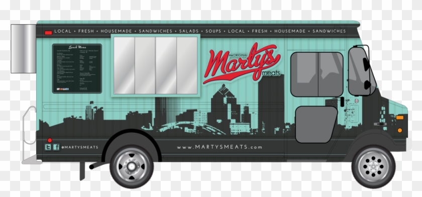 Whether You're Planning A Corporate Luncheon, Cocktail - Marty's Meats Food Truck Clipart