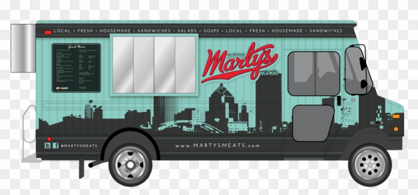 Whether You're Planning A Corporate Luncheon, Cocktail - Marty's Meats Food Truck Clipart #1782375