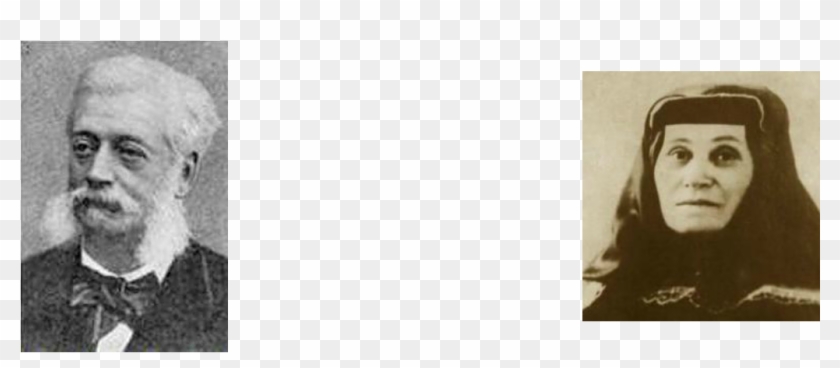 Joseph Stalin's Father And Mother (right) - Monochrome Clipart #1782409