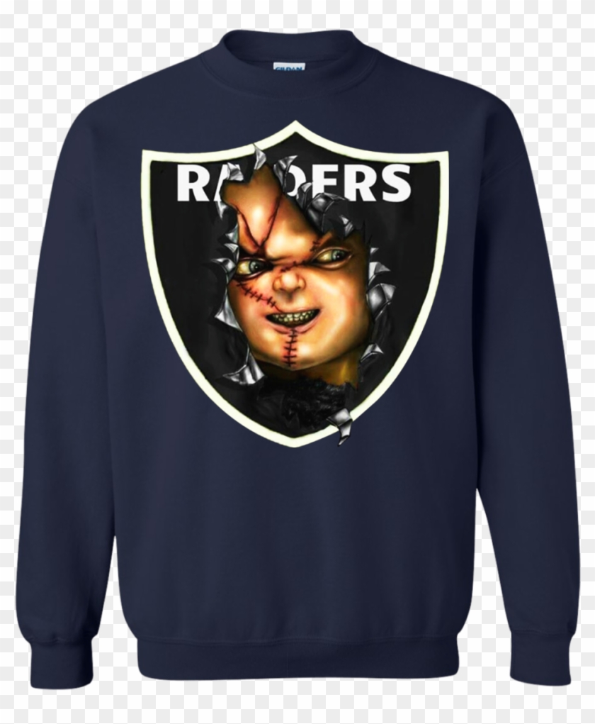 Raiders Chucky T-shirt, Sweatshirt - Oakland Raiders Chucky Dolls Clipart #1782650