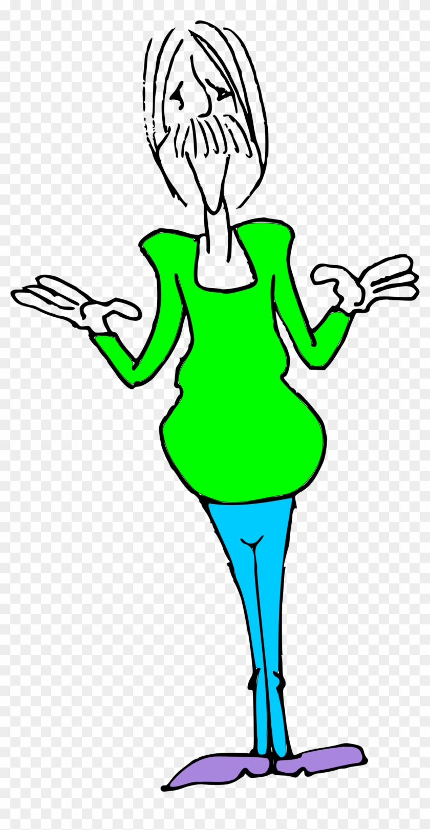 Clipart Man Big Image Png - Gambar Manusia Bingung Kartun Transparent Png