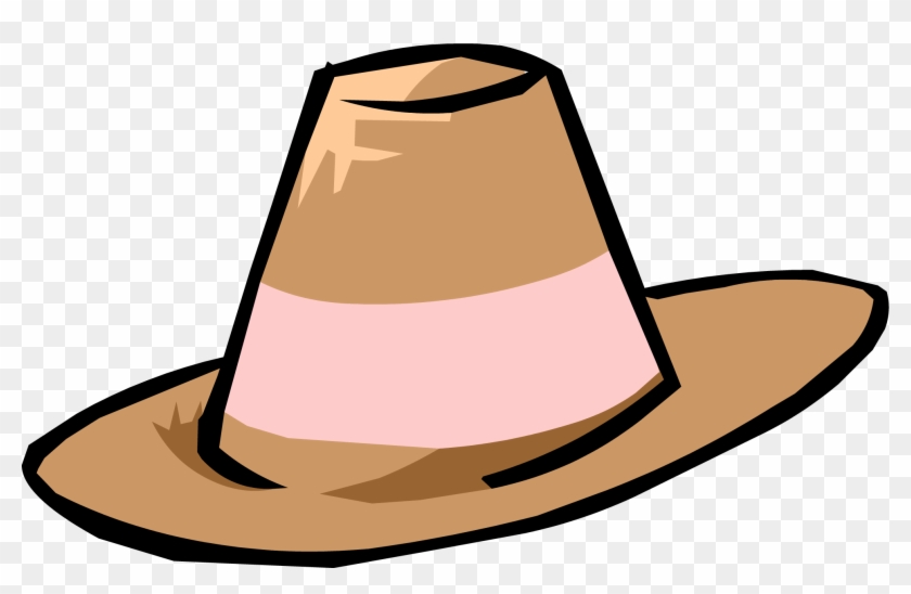 Fedora Clipart Sunglasses - Club Penguin Brown Hat - Png Download #1783235