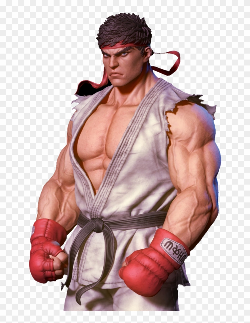 Ryu Sticker - Action Figure Clipart