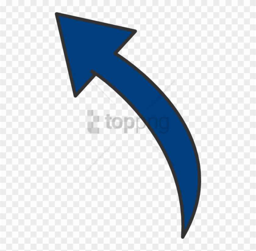 Free Png Download Curved Arrows Png Images Background - Curved Arrow To The Left Clipart