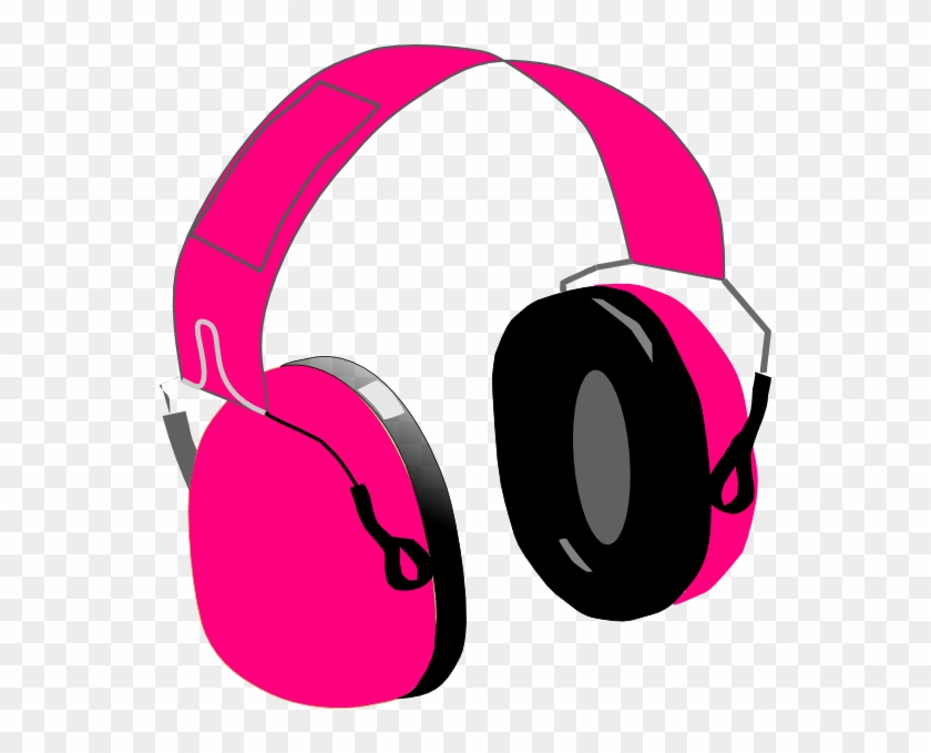 Simones Clip Art - Pink Headphones Clip Art - Png Download