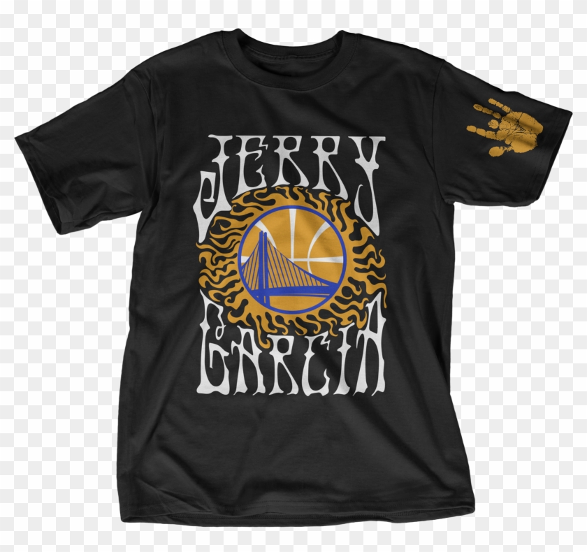 Jerry Garcia, Golden State Warriors - Bear Skull Shirt Clipart