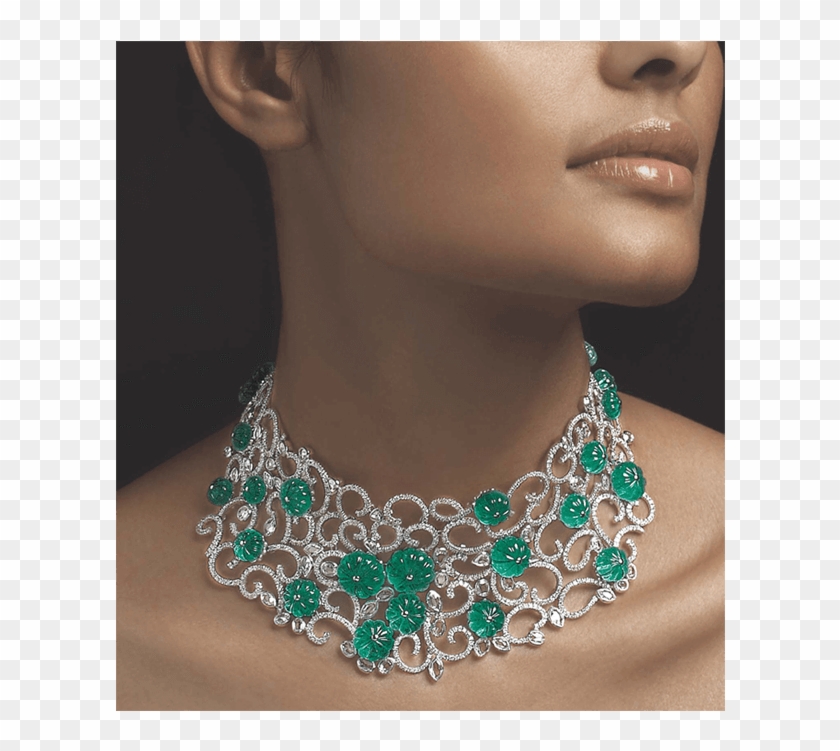 Image Caption - Diamond Necklace Designs Clipart