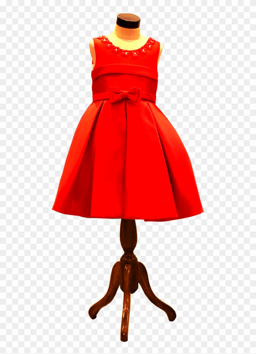 Elegant Red Glow Party Dress - A-line Clipart #1784817