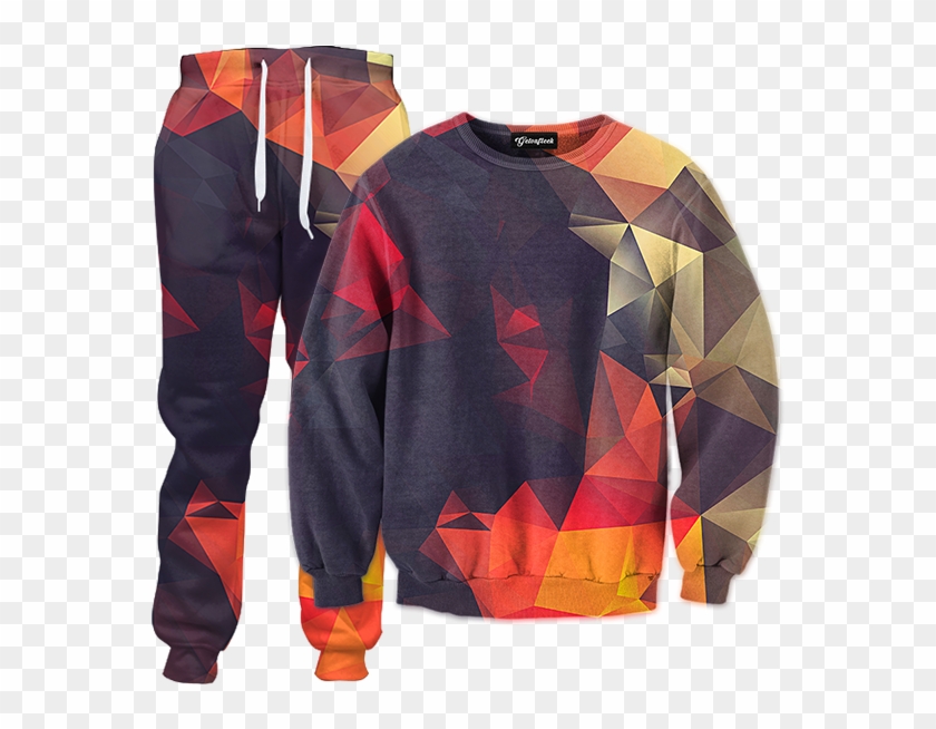 Abstract Glow Tracksuit Clipart