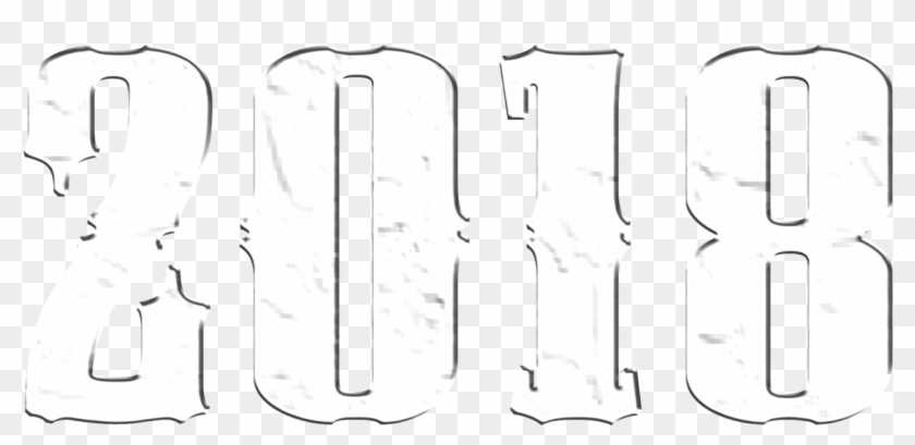 Happy New Year 2018 Download Psd Wallpapers - Calligraphy Clipart