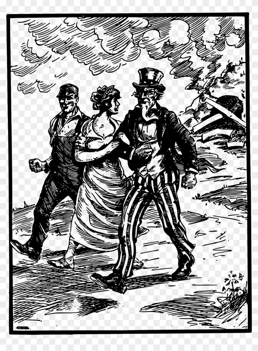 This Free Icons Png Design Of Uncle Sam Looks Away Clipart