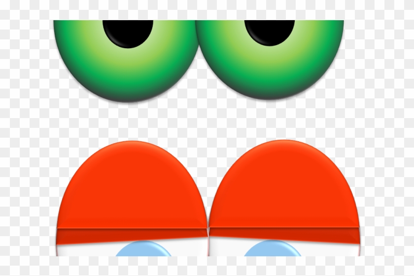 Red Eyes Clipart Printable - Circle - Png Download