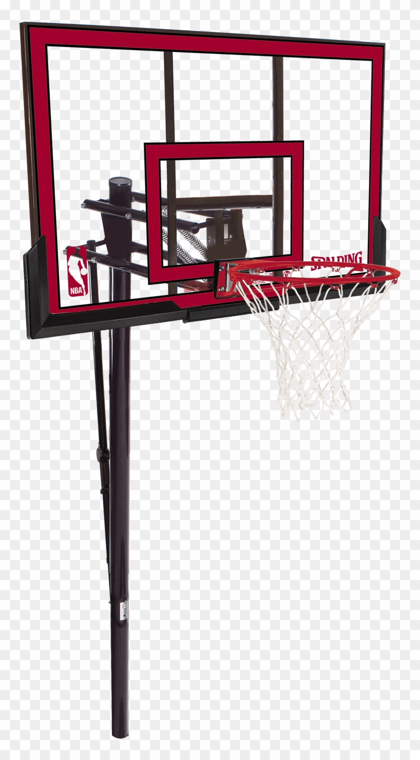 Spalding 48" Polycarbonate In-ground Basketball Hoop - Basketball Hoop Spalding Clipart #1785464