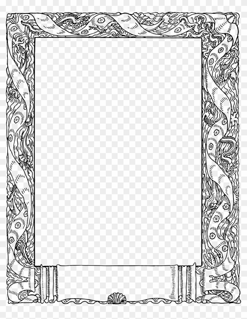 This Free Icons Png Design Of Ribbon Frame Clipart #1785801