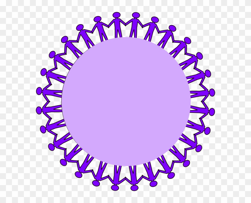 Circle Stick People Black No Border 6 Svg Clip Arts - Png Download #1786192