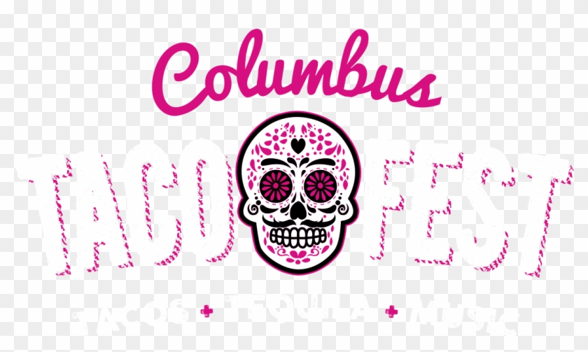 Columbus Taco Fest - Skull Clipart #1786236