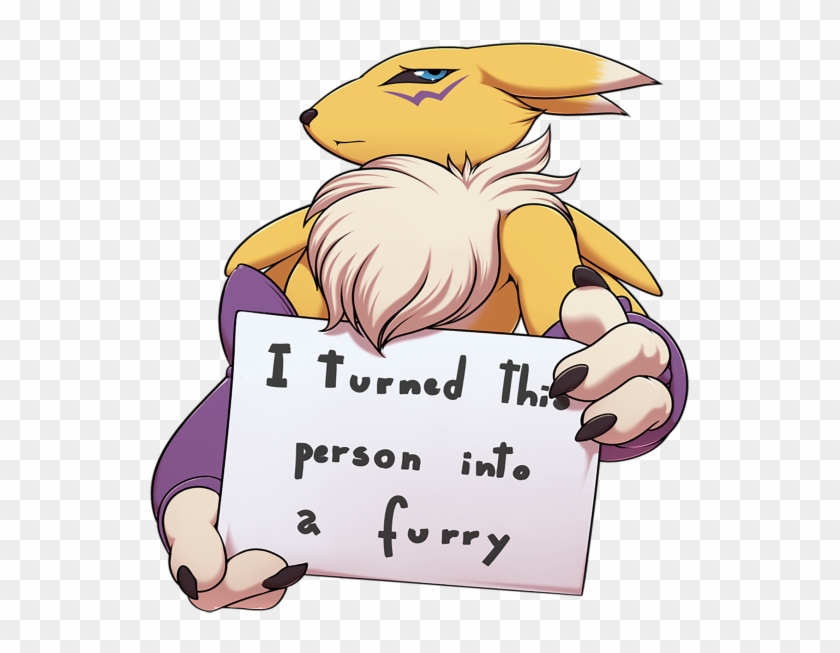 Freckles Renamon Shame - Renamon Furry Por N Clipart