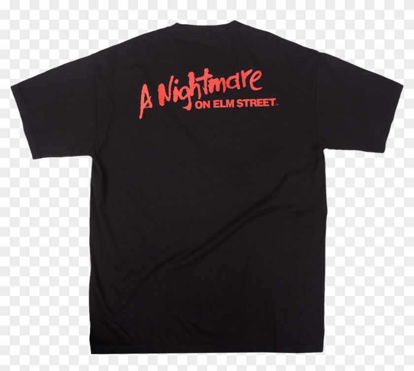 Ss A Nightmare On Elm Street Freddy Tee Black - Active Shirt Clipart #1786500