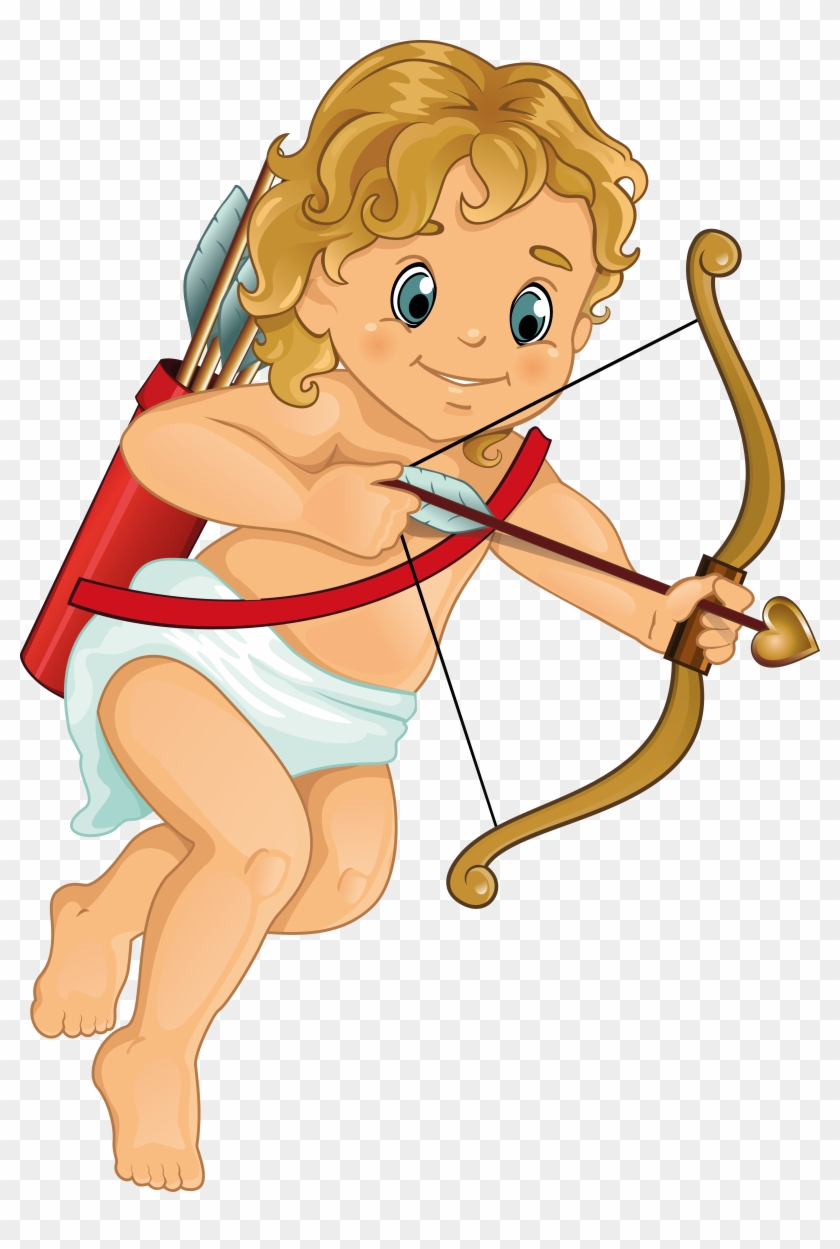 Cherub Angel Cupid Illustration - Cupid Clipart