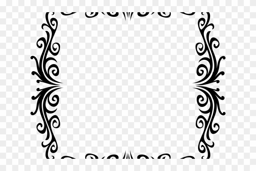 Square Clipart Black Square Frame - Circle - Png Download #1786843