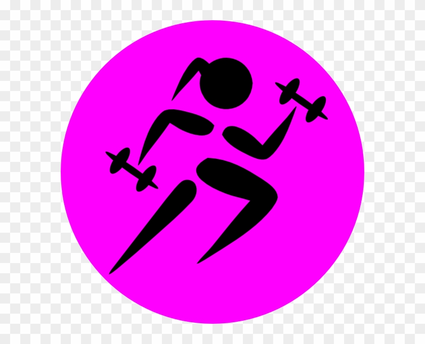 Female Cliparts Zone Strong Girl - Clip Art Work Outs - Png Download